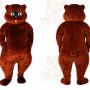 Bear Mascot Costume for Adults Custom Logo Party Character Suit