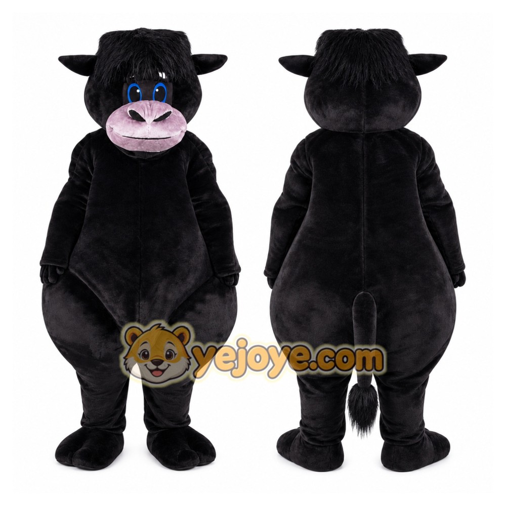Cow Mascot Costume for Adults Custom Logo Party Character Suit