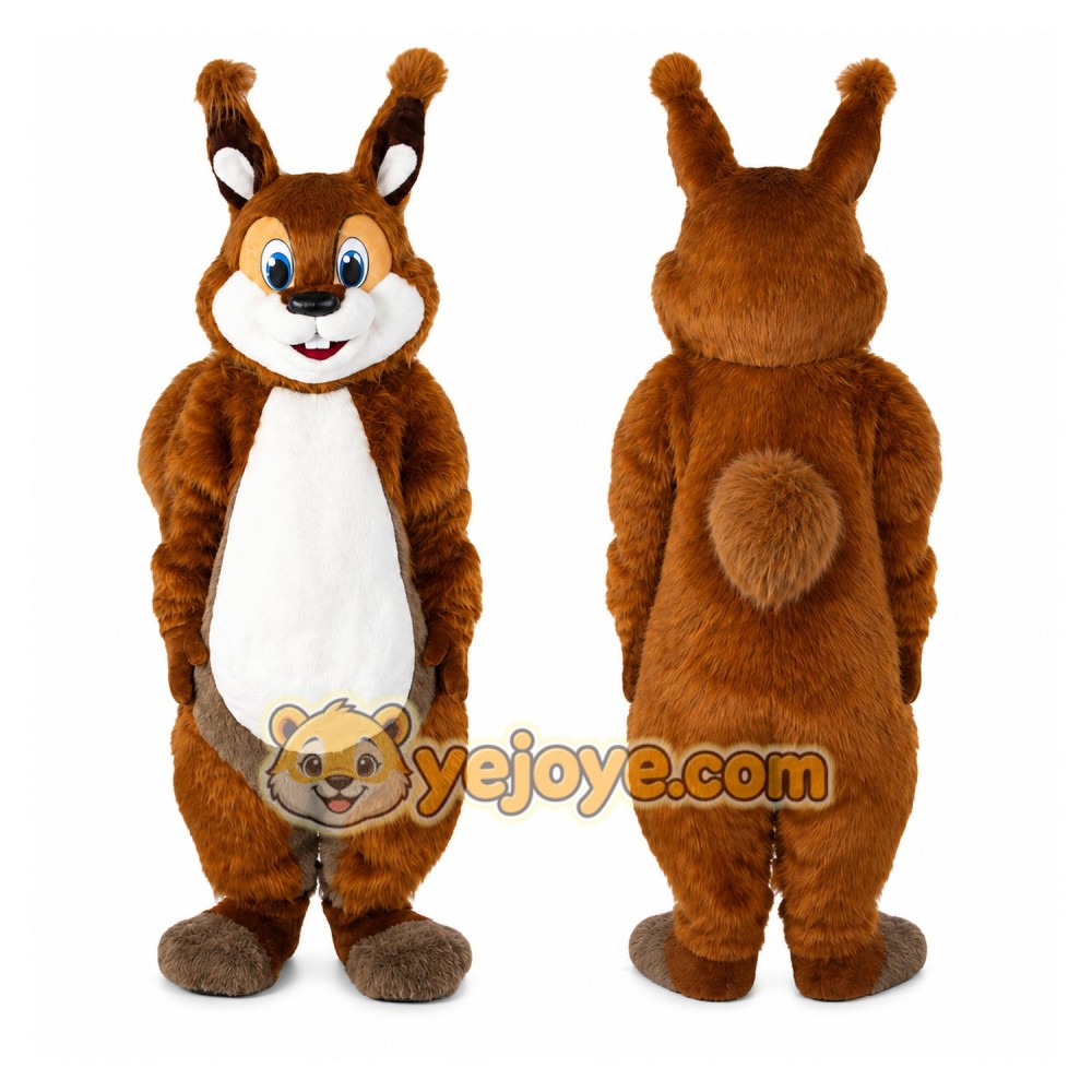 Squirrel Mascot Costume for Adults Custom Logo Party Character Suit