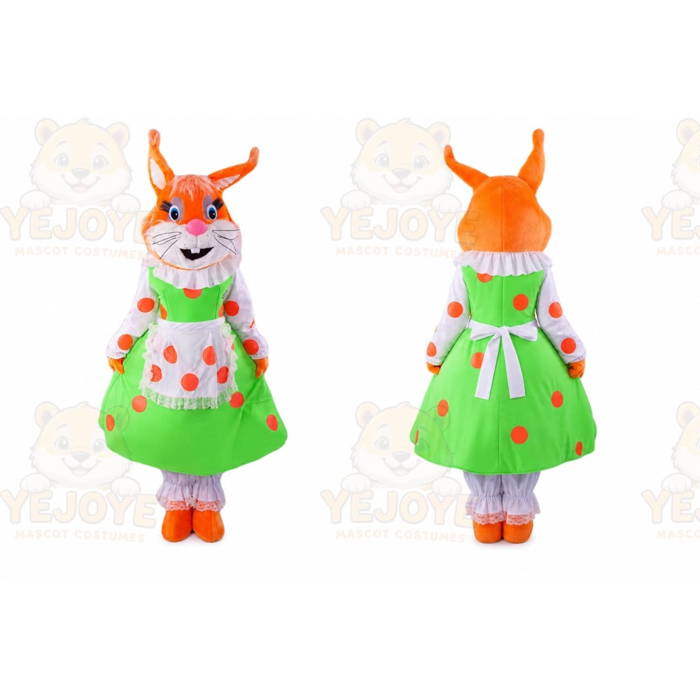 Rabbit Mascot Costume for Adults Custom Logo Party Character Suit