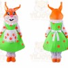 Rabbit Mascot Costume for Adults Custom Logo Party Character Suit