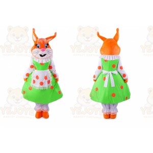 Rabbit Mascot Costume for Adults Custom Logo Party Character Suit