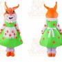 Rabbit Mascot Costume for Adults Custom Logo Party Character Suit