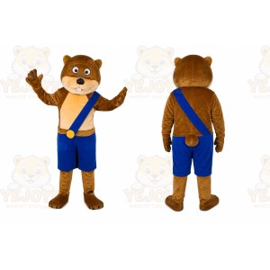 Bear Mascot Costume for Adults Custom Logo Party Character Suit