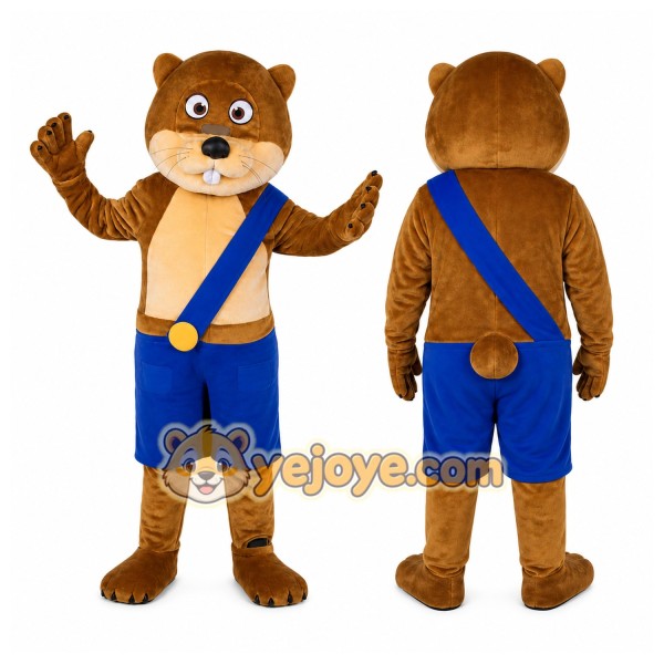 Beaver Mascot Costume for Adults Custom Logo Party Character Suit