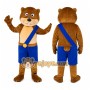 Beaver Mascot Costume for Adults Custom Logo Party Character Suit