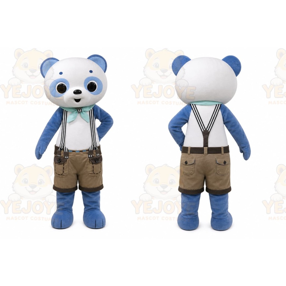 Panda Mascot Costume for Adults Custom Logo Party Character Suit