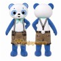 Panda Mascot Costume for Adults Custom Logo Party Character Suit