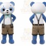 Panda Mascot Costume for Adults Custom Logo Party Character Suit