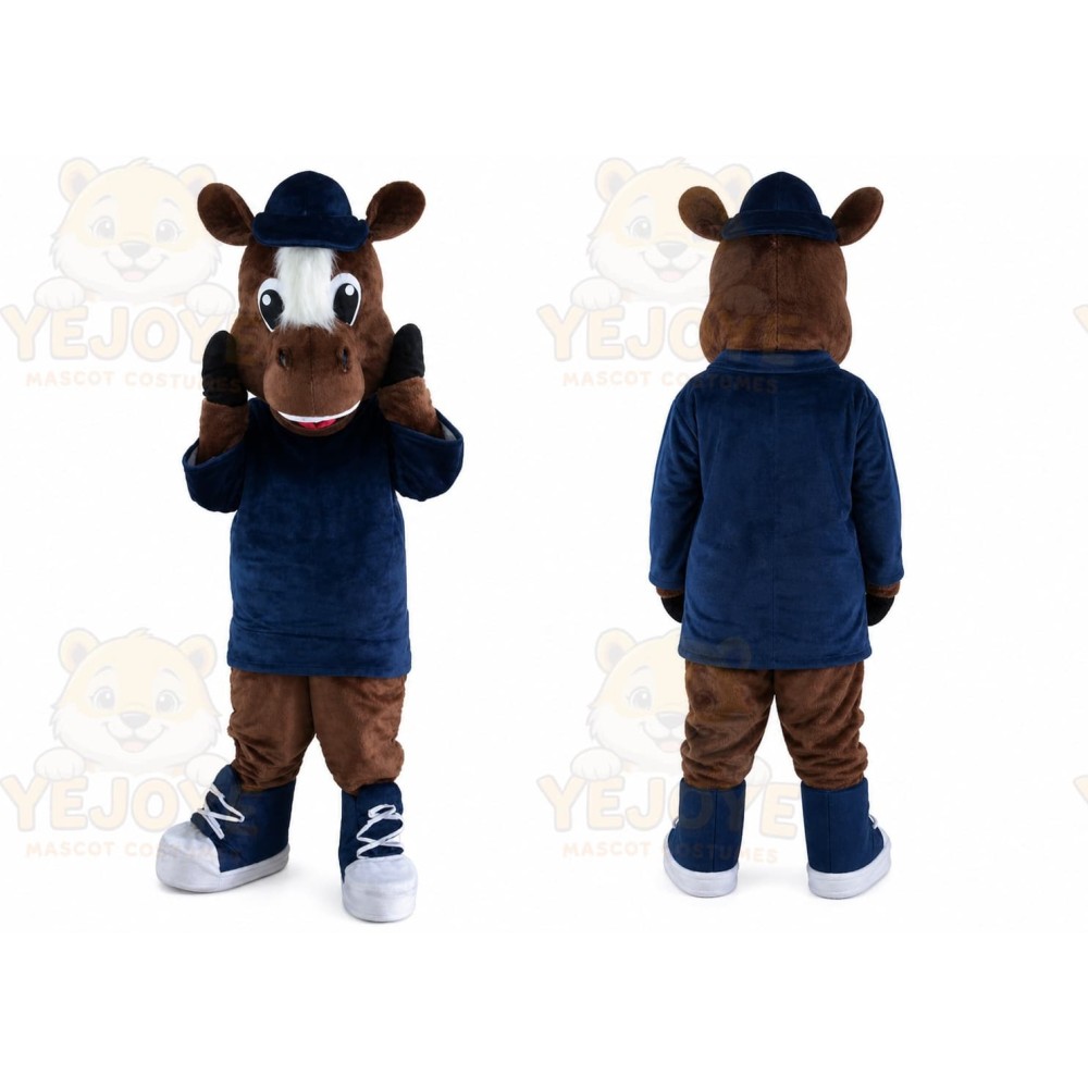 Horse Mascot Costume for Adults Custom Logo Party Character Suit