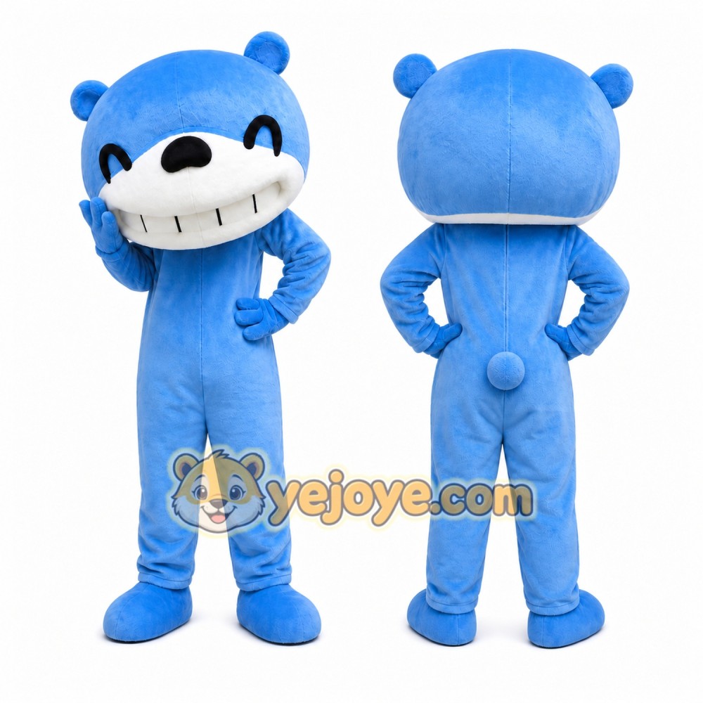 Bear Mascot Costume for Adults Custom Logo Party Character Suit
