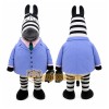 Zebra Mascot Costume for Adults Custom Logo Party Character Suit