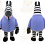 Zebra Mascot Costume for Adults Custom Logo Party Character Suit