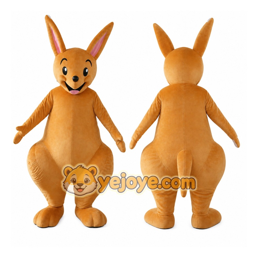 Kangaroo Mascot Costume for Adults Custom Logo Party Character Suit Kangaroo Mascot Costume for Adults Custom Logo Party Character Suit