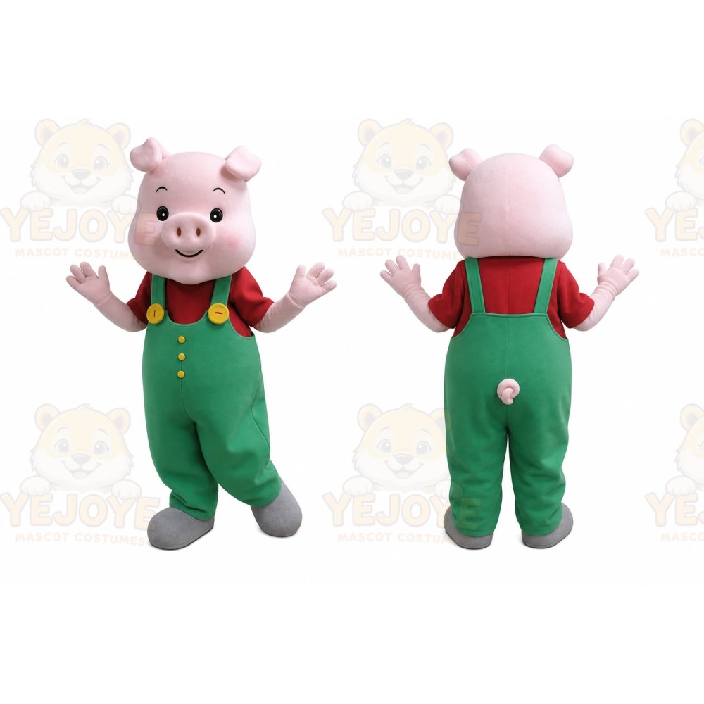 Pig Mascot Costume for Adults Custom Logo Party Character Suit