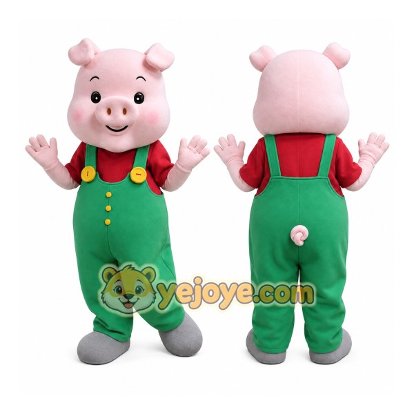 Pig Mascot Costume for Adults Custom Logo Party Character Suit