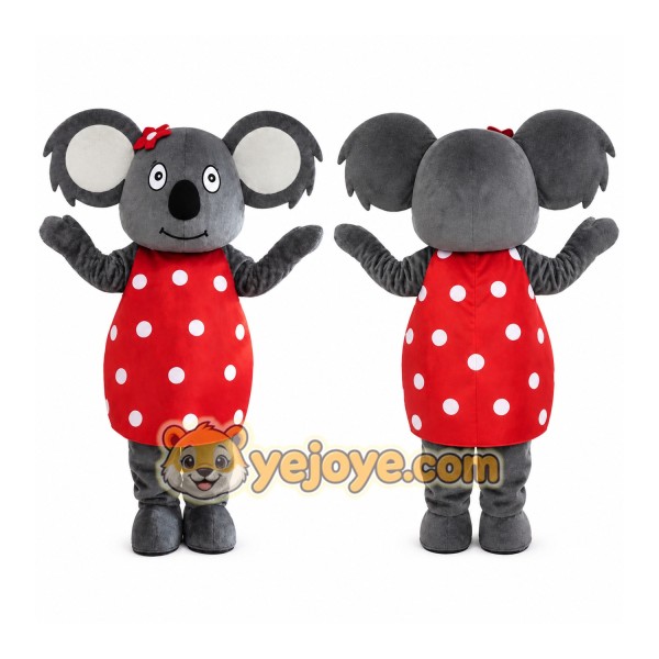 Koala Mascot Costume for Adults Custom Logo Party Character Suit