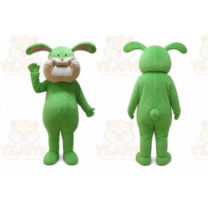 Rabbit Mascot Costume for Adults Custom Logo Party Character Suit