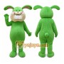 Rabbit Mascot Costume for Adults Custom Logo Party Character Suit