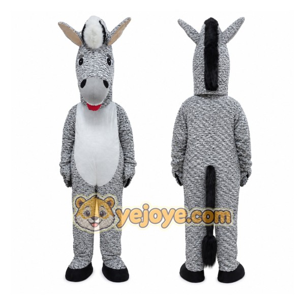 Donkey Mascot Costume for Adults Custom Logo Party Character Suit