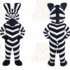 Zebra Mascot Costume for Adults Custom Logo Party Character Suit