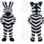 Zebra Mascot Costume for Adults Custom Logo Party Character Suit