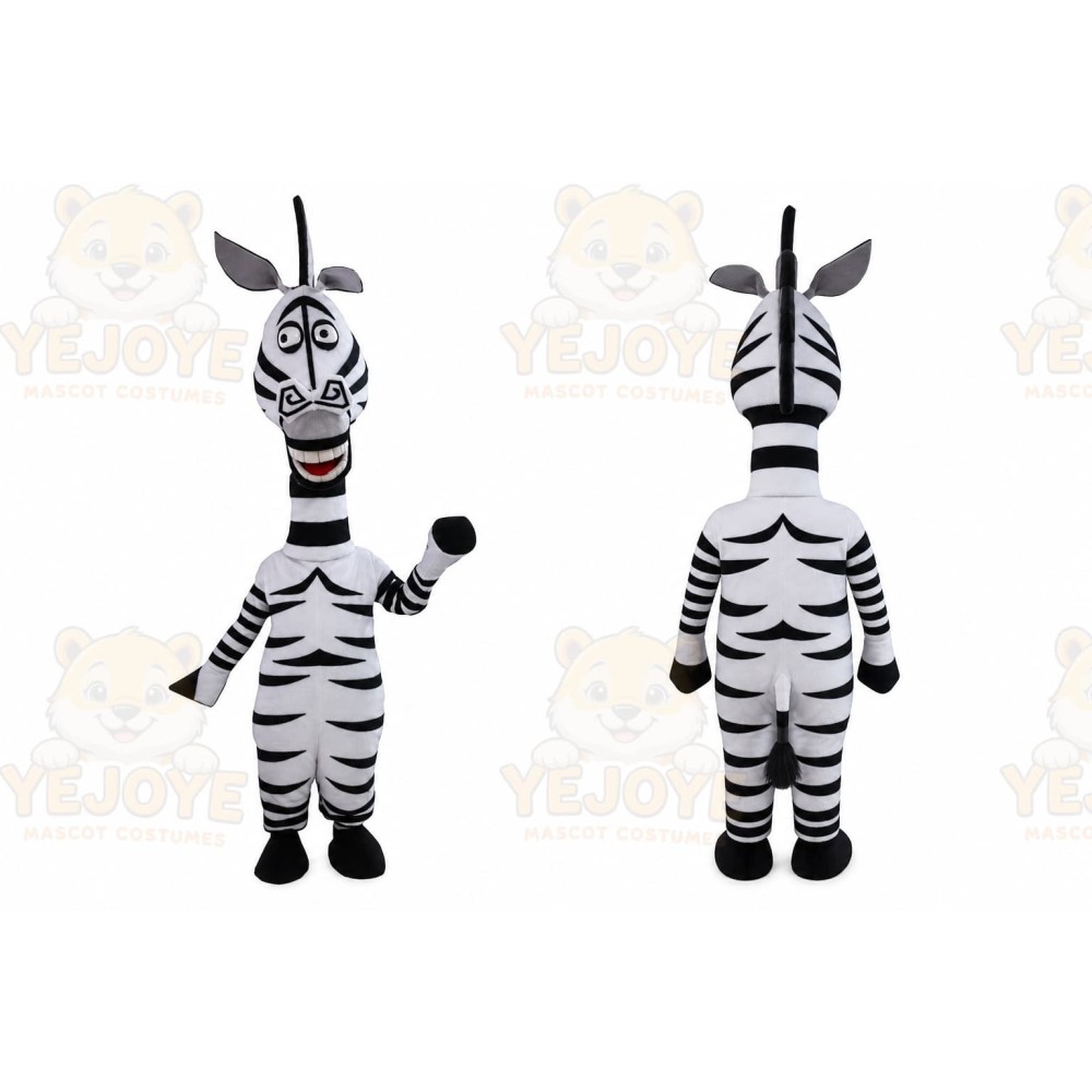 Zebra Mascot Costume for Adults Custom Logo Party Character Suit