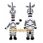 Zebra Mascot Costume for Adults Custom Logo Party Character Suit