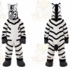 Zebra Mascot Costume for Adults Custom Logo Party Character Suit