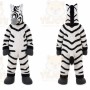 Zebra Mascot Costume for Adults Custom Logo Party Character Suit