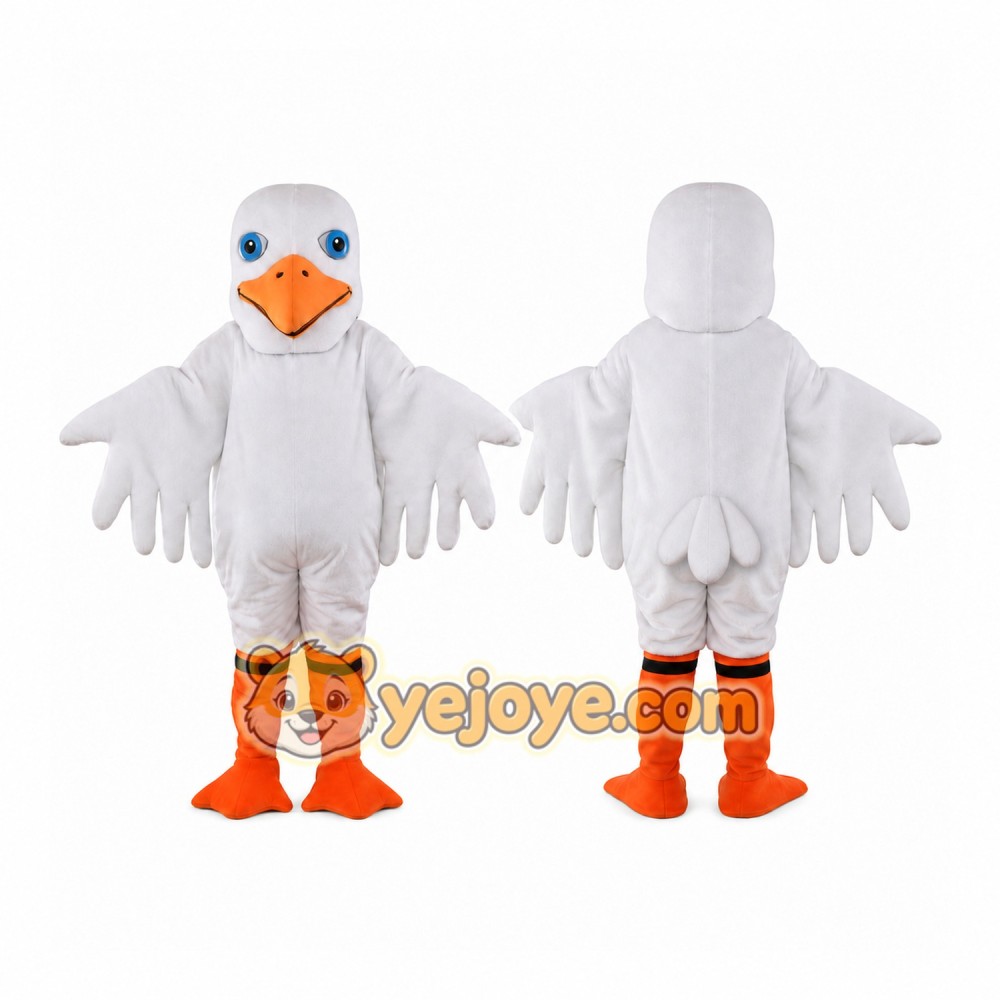 Duck Mascot Costume for Adults Custom Logo Party Character Suit