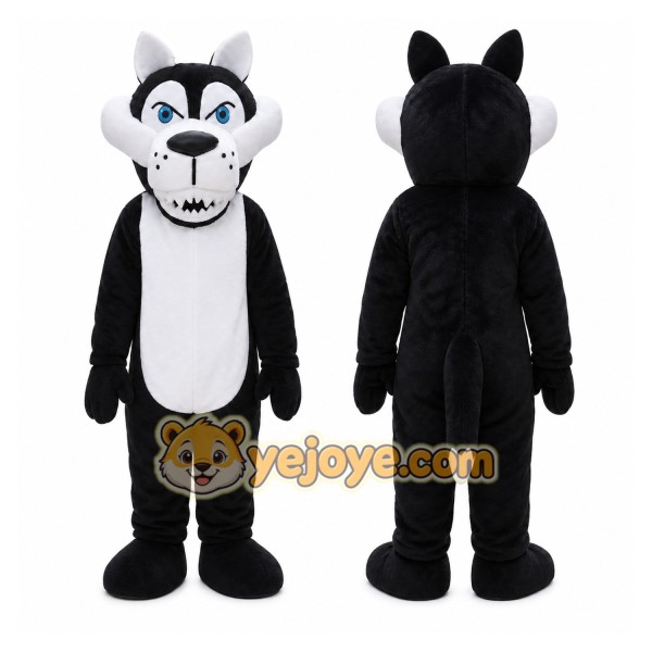 Wolf Mascot Costume for Adults Custom Logo Party Character Suit