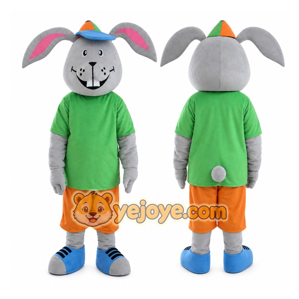Rabbit Mascot Costume for Adults Custom Logo Party Character Suit Rabbit Mascot Costume for Adults Custom Logo Party Character Suit