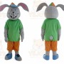 Rabbit Mascot Costume for Adults Custom Logo Party Character Suit