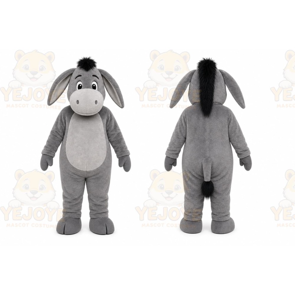Donkey Mascot Costume for Adults Custom Logo Party Character Suit