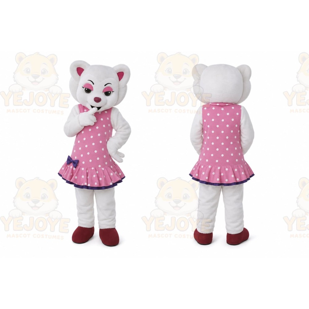 Bear Mascot Costume for Adults Custom Logo Party Character Suit