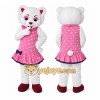 Bear Mascot Costume for Adults Custom Logo Party Character Suit