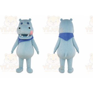 Hippo Mascot Costume for Adults Custom Logo Party Character Suit