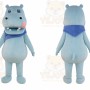 Hippo Mascot Costume for Adults Custom Logo Party Character Suit
