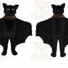 Bat Mascot Costume for Adults Custom Logo Party Character Suit