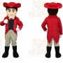 Man Mascot Costume for Adults Custom Logo Party Character Suit