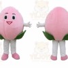 Peach Mascot Costume for Adults Custom Logo Party Character Suit