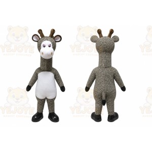 Giraffe Mascot Costume for Adults Custom Logo Party Character Suit