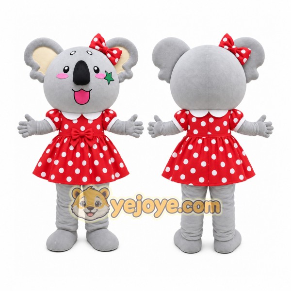 Koala Mascot Costume for Adults Custom Logo Party Character Suit