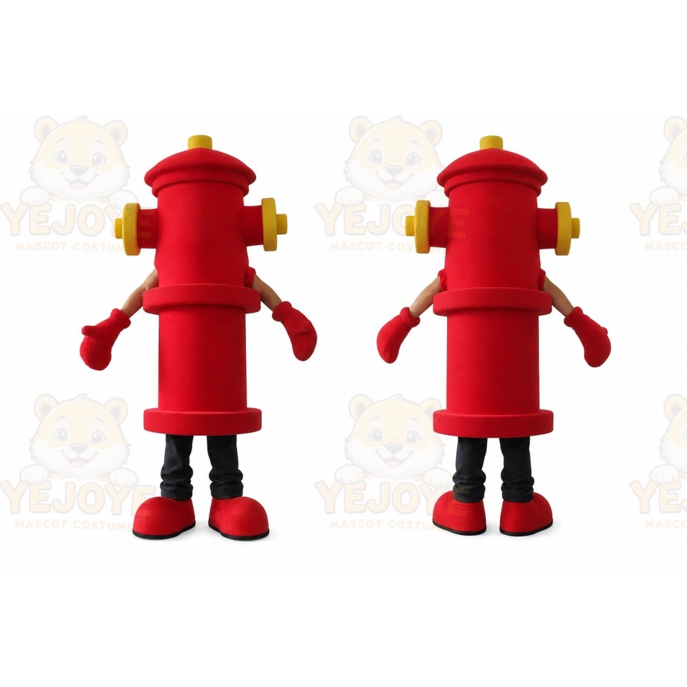 Fire Hydrant Mascot Costume for Adults Custom Logo Party Character Suit