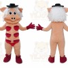 Pig Mascot Costume for Adults Custom Logo Party Character Suit