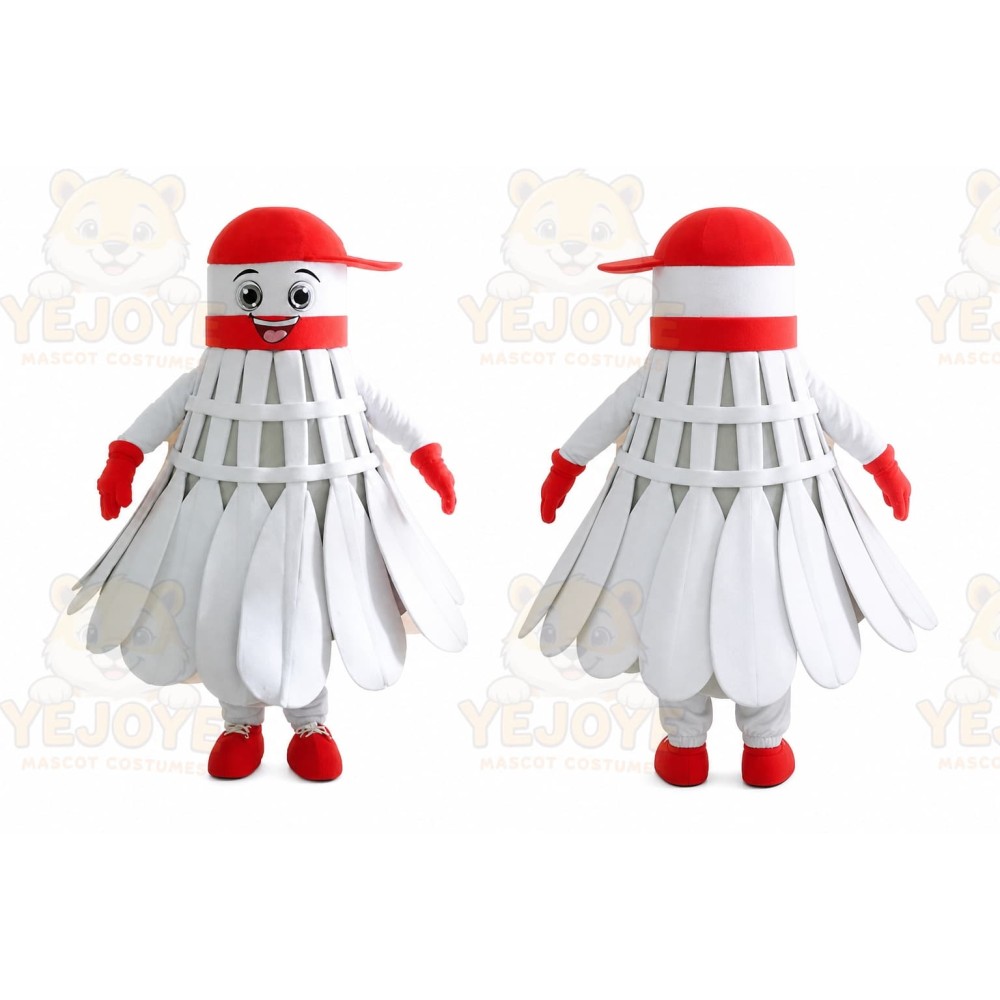 Shuttlecock Mascot Costume for Adults Custom Logo Party Character Suit