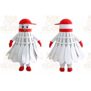 Shuttlecock Mascot Costume for Adults Custom Logo Party Character Suit