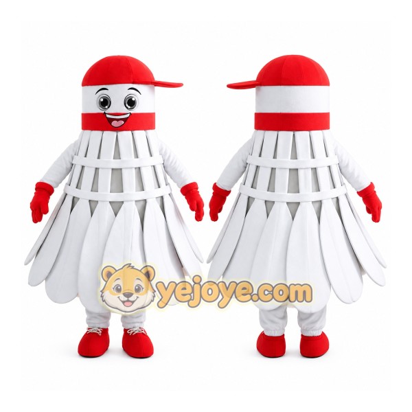 Shuttlecock Mascot Costume for Adults Custom Logo Party Character Suit