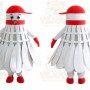 Shuttlecock Mascot Costume for Adults Custom Logo Party Character Suit